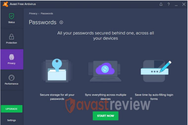 avast passwords wont open